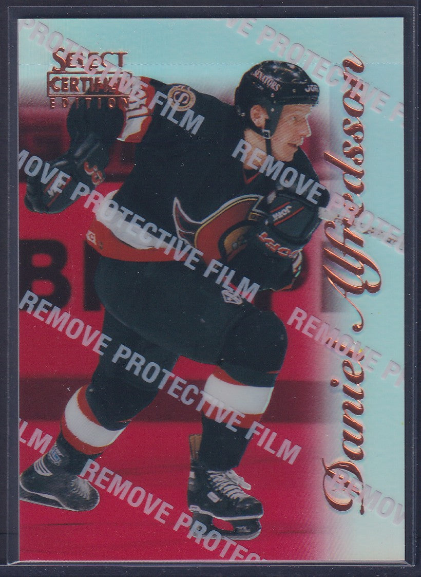 DANIEL ALFREDSSON - 1996 Pinnacle Select Certified MIRROR RED #47