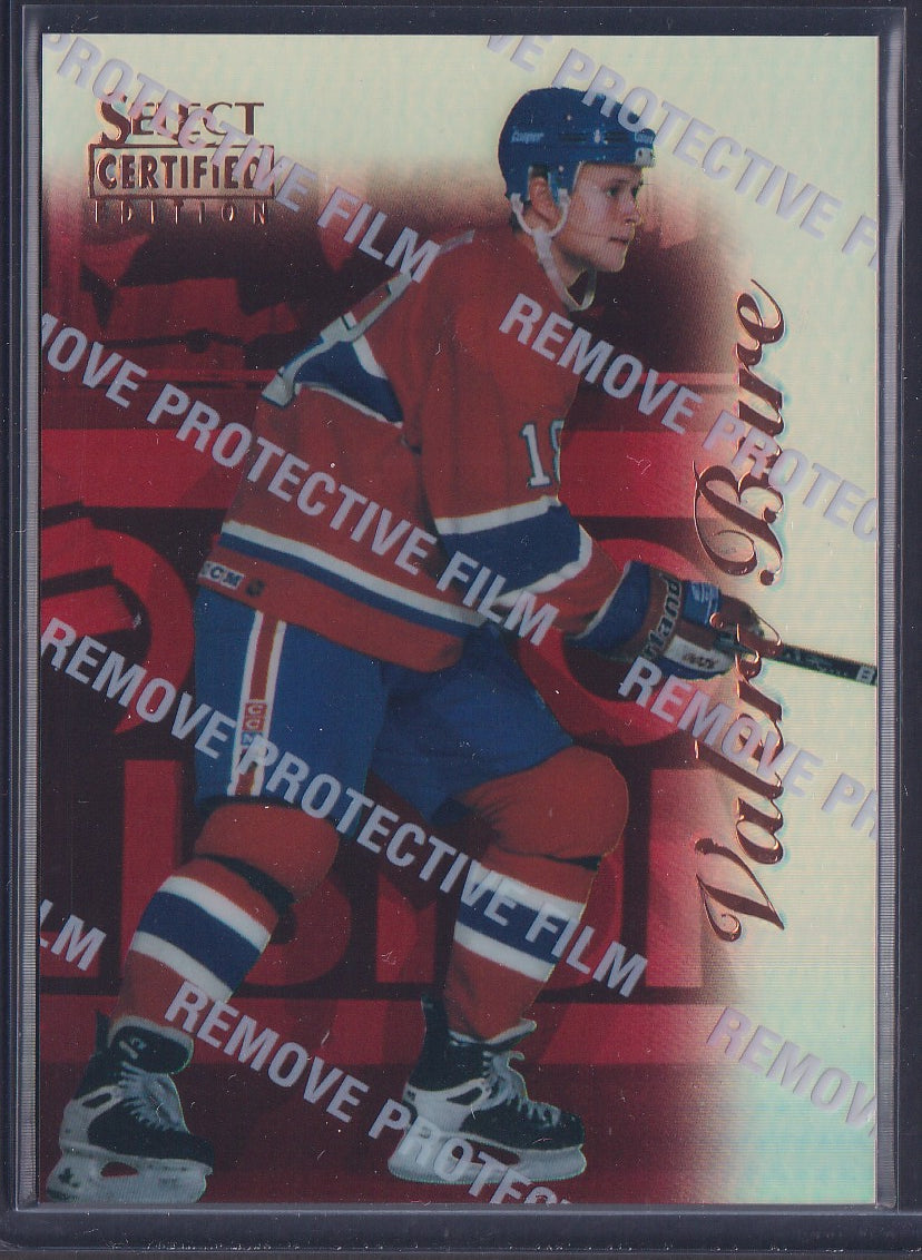 VALERI BURE - 1996 Pinnacle Select Certified MIRROR RED #18