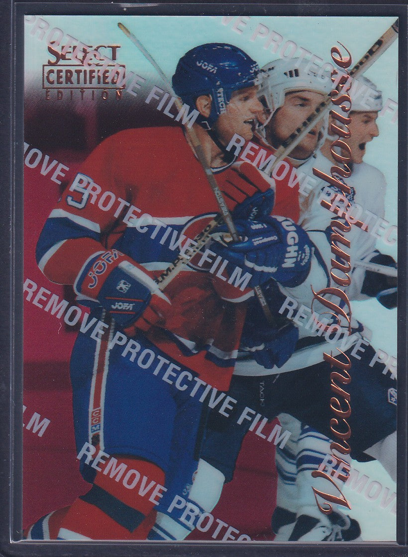 VINCENT DAMPHOUSSE - 1996 Pinnacle Select Certified MIRROR RED #37