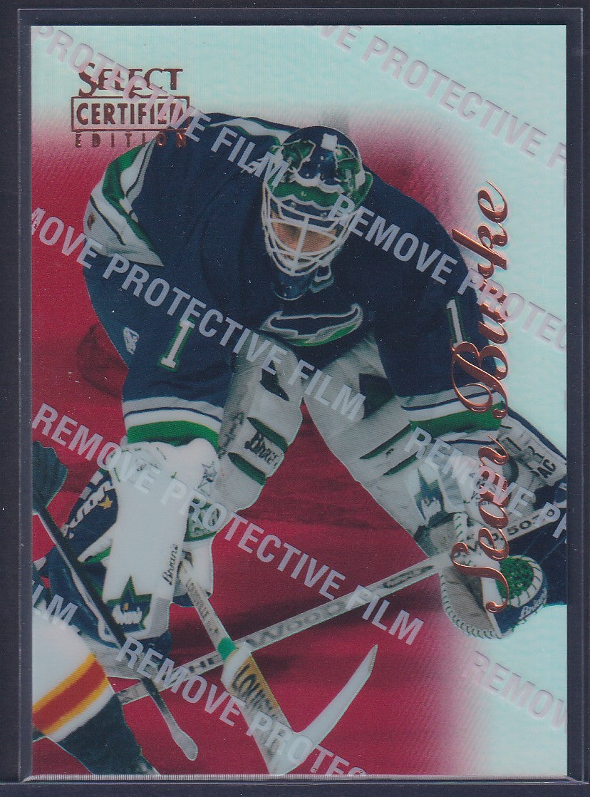 SEAN BURKE - 1996 Pinnacle Select Certified MIRROR RED #44