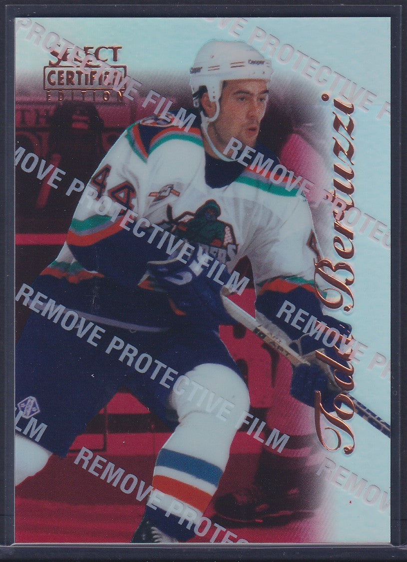 TODD BERTUZZI - 1996 Pinnacle Select Certified MIRROR RED #80