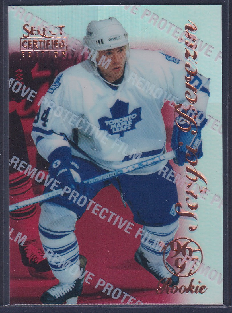 SERGEI BEREZIN - 1996 Pinnacle Select Certified MIRROR RED #98