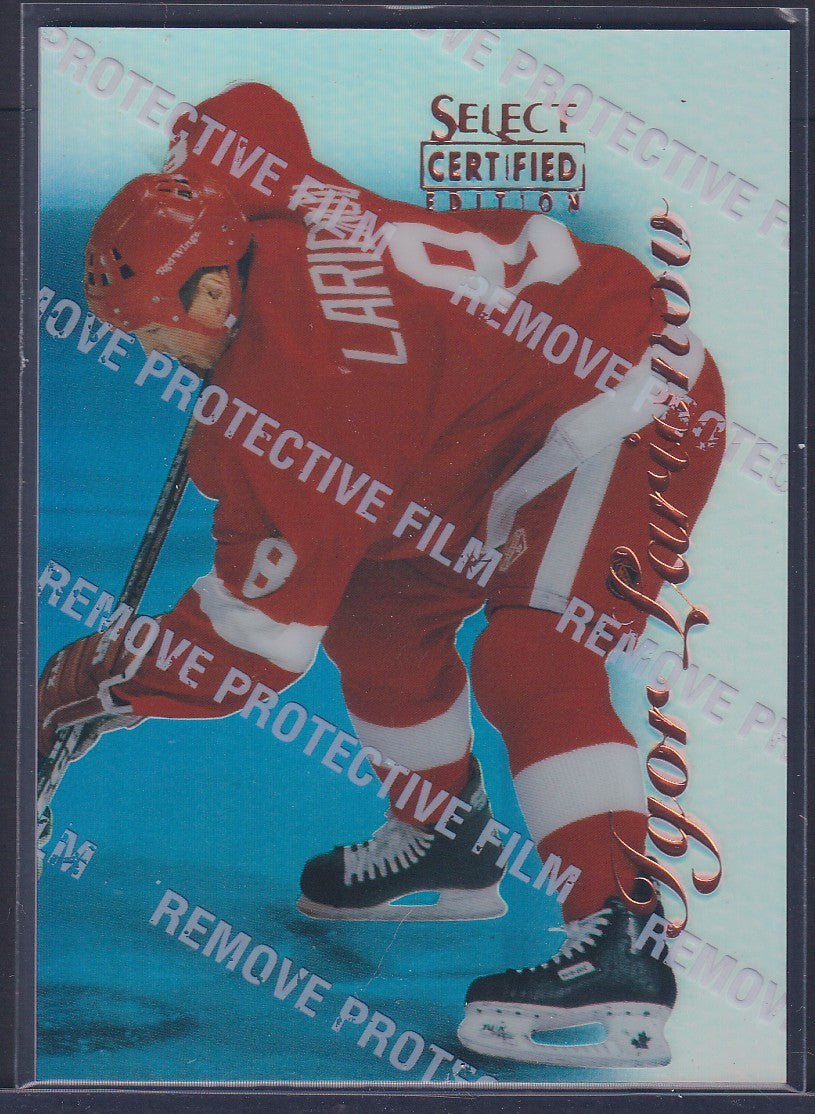 IGOR LARIANOV - 1996 Pinnacle Select Certified MIRROR Blue w/ Coating #62