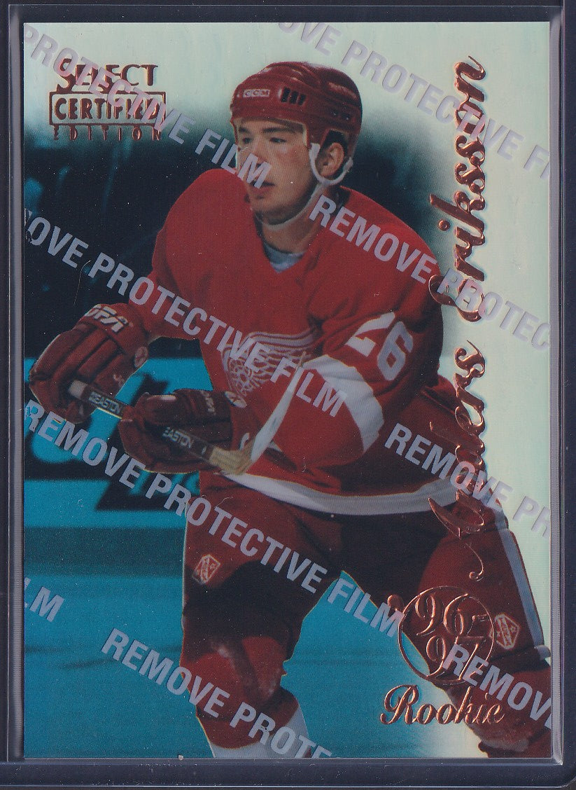 ANDERS ERIKSSON - 1996 Pinnacle Select Certified MIRROR Blue w/ Coating #92