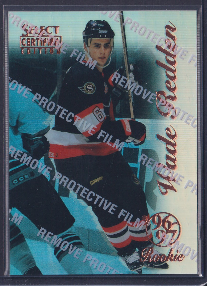 WADE REDDEN - 1996 Pinnacle Select Certified MIRROR Blue w/ Coating #100