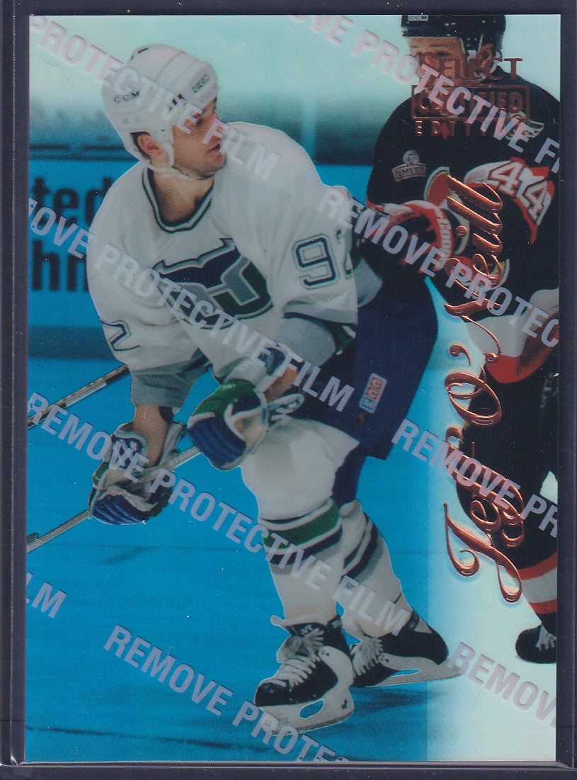 JEFF O'NEILL - 1996 Pinnacle Select Certified MIRROR Blue w/ Coating #90