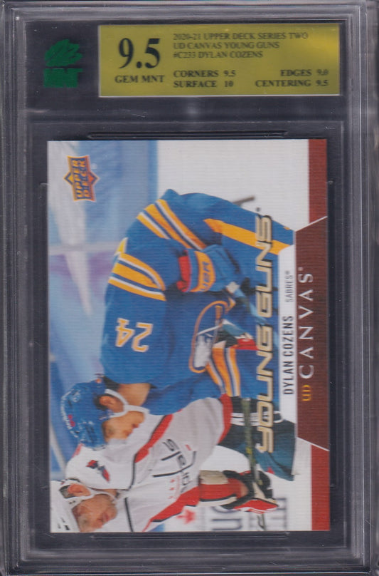 DYLAN COZENS - 2020 Upper Deck Young Guns Canvas #C233, MNT 9.5