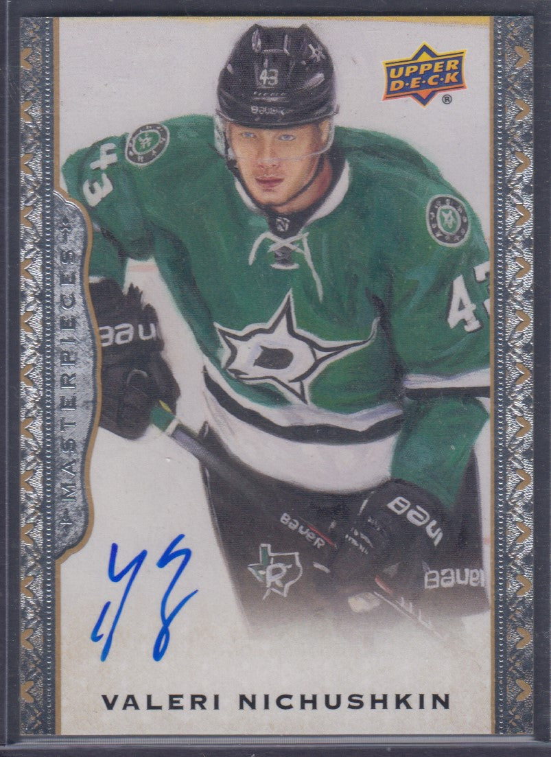 VALERI NICHUSHKIN, 2014 Upper Deck Masterpieces Auto #34