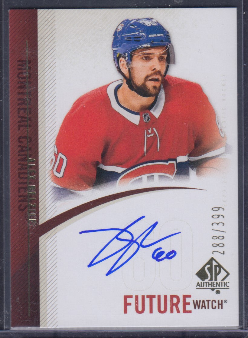 ALEX BELZILE, 2020 SP Future Watch Auto #RFWA-AB, /399