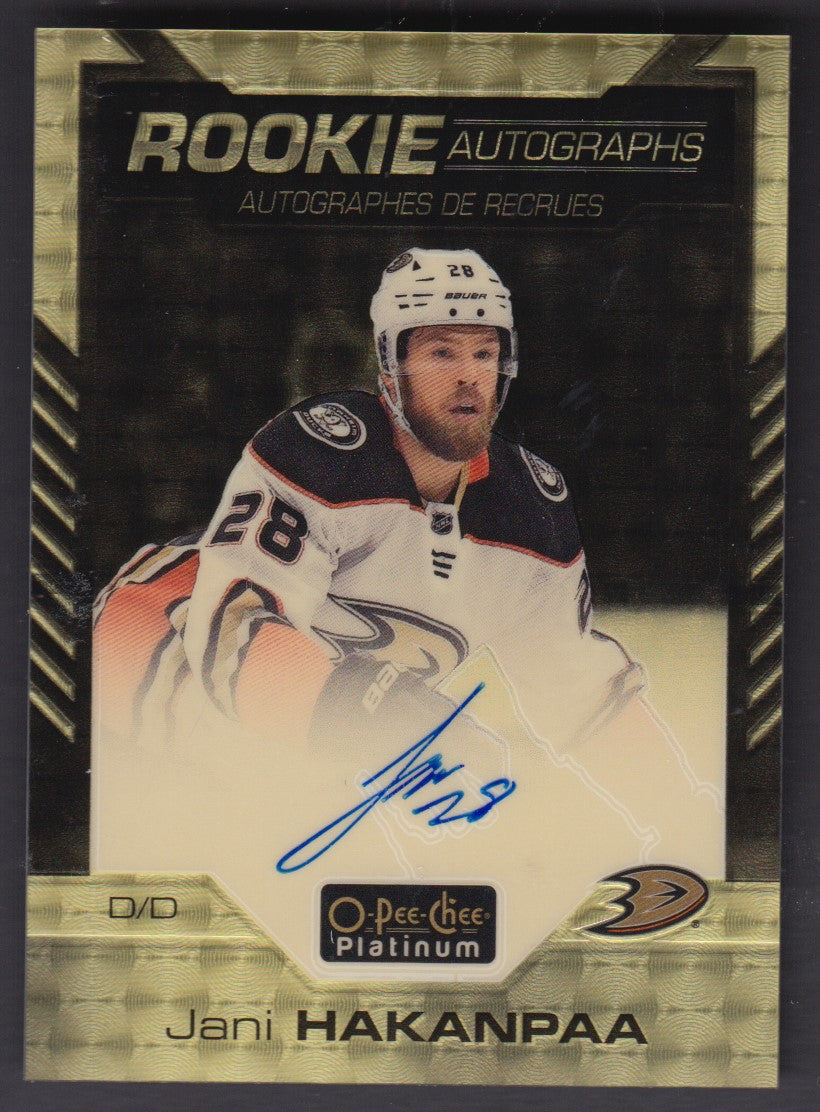 JANI HAKANPAA, 2020 O-Pee-Chee Platinum GOLDEN TREASURES #R-JH