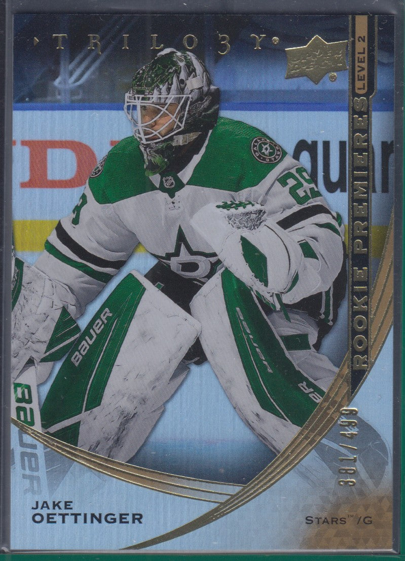 JAKE OETTINGER, 2020 Trilogy Rookie Premieres Level 2 #99, /499