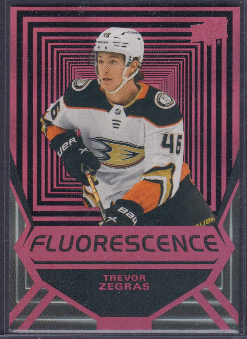 TREVOR ZEGRAS, 2021 Upper Deck Fluorescence Red #FL-39