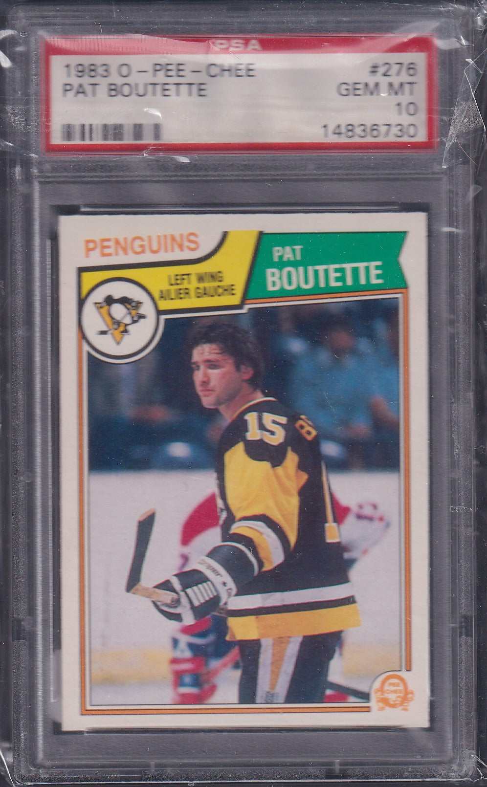 PAT BOUTETTE, 1983 O-Pee-Chee #276, PSA 10