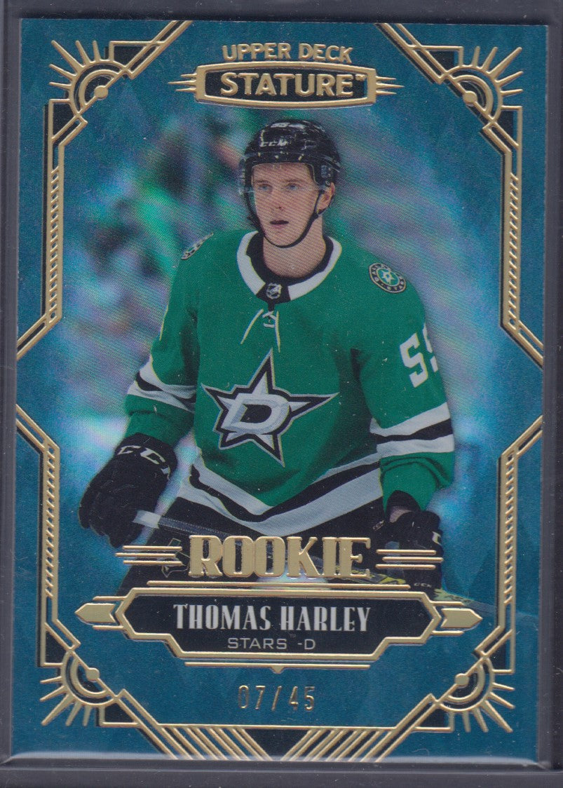 THOMAS HARLEY, 2020 Upper Deck Stature Rookie #192, /45