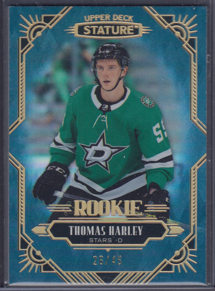 THOMAS HARLEY, 2020 Upper Deck Stature Rookie #192, /45