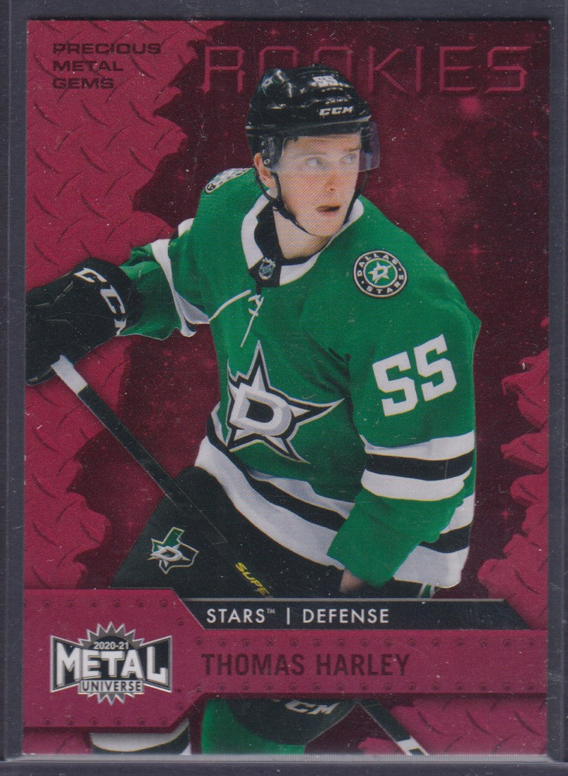 THOMAS HARLEY, 2020 Metal Universe Rookies RED #143, /100