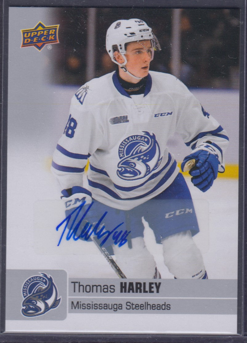 THOMAS HARLEY, 2019 CHL Hockey Steelheads Auto #5