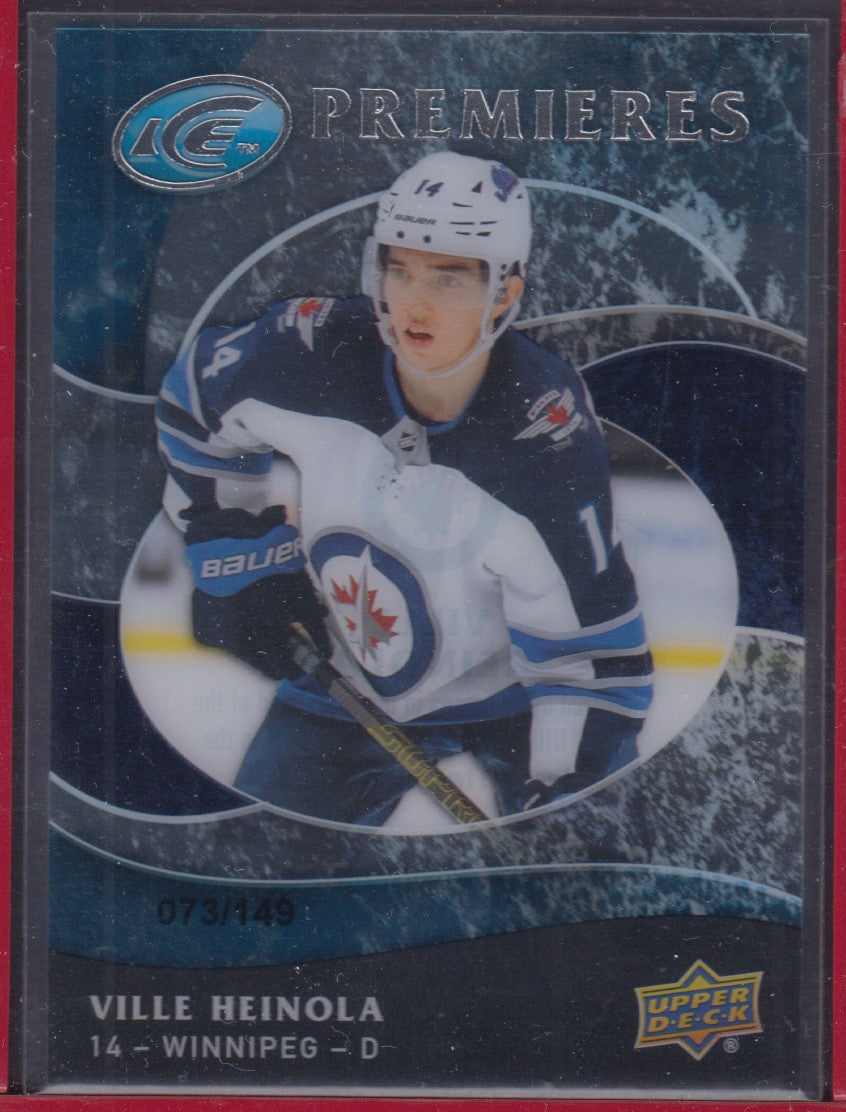 VILLE HEINOLA, 2019 Upper Deck Ice Premieres #24, /149