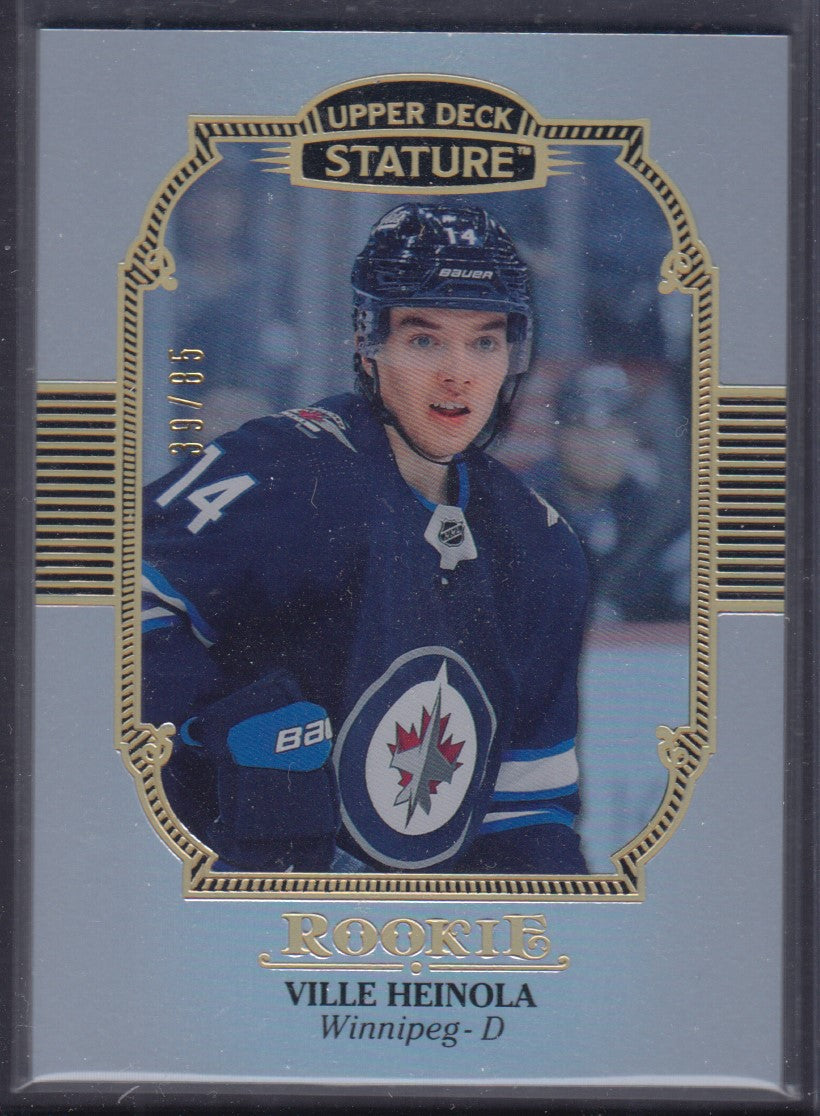 VILLE HEINOLA, 2019 Upper Deck Stature Rookie SILVER #162, /85