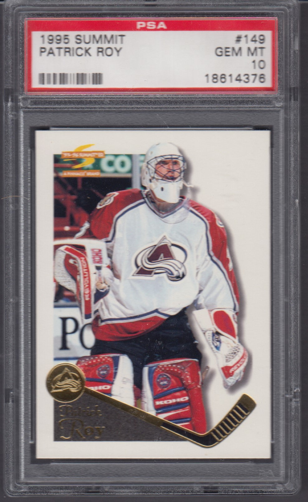 PATRICK ROY, 1995 Summit #149, PSA 10