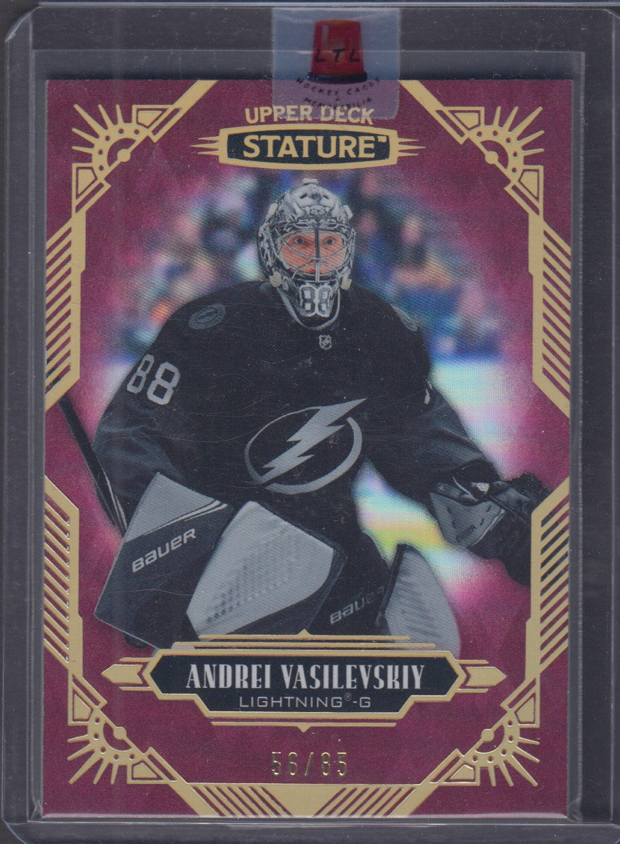 ANDREI VASILEVSKIY, 2020 Upper Deck Stature RED #20, /85