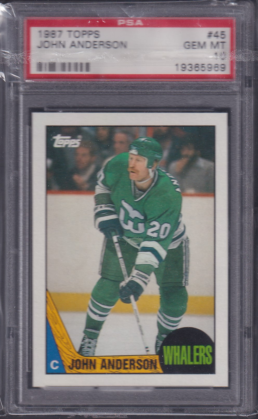 JOHN ANDERSON, 1987 Topps #45, PSA 10