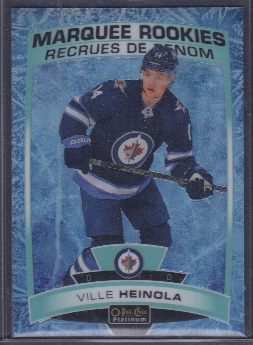 VILLE HEINOLA, 2019 O-Pee-Chee Platinum Rookies ARCTIC FREEZE #159, /99