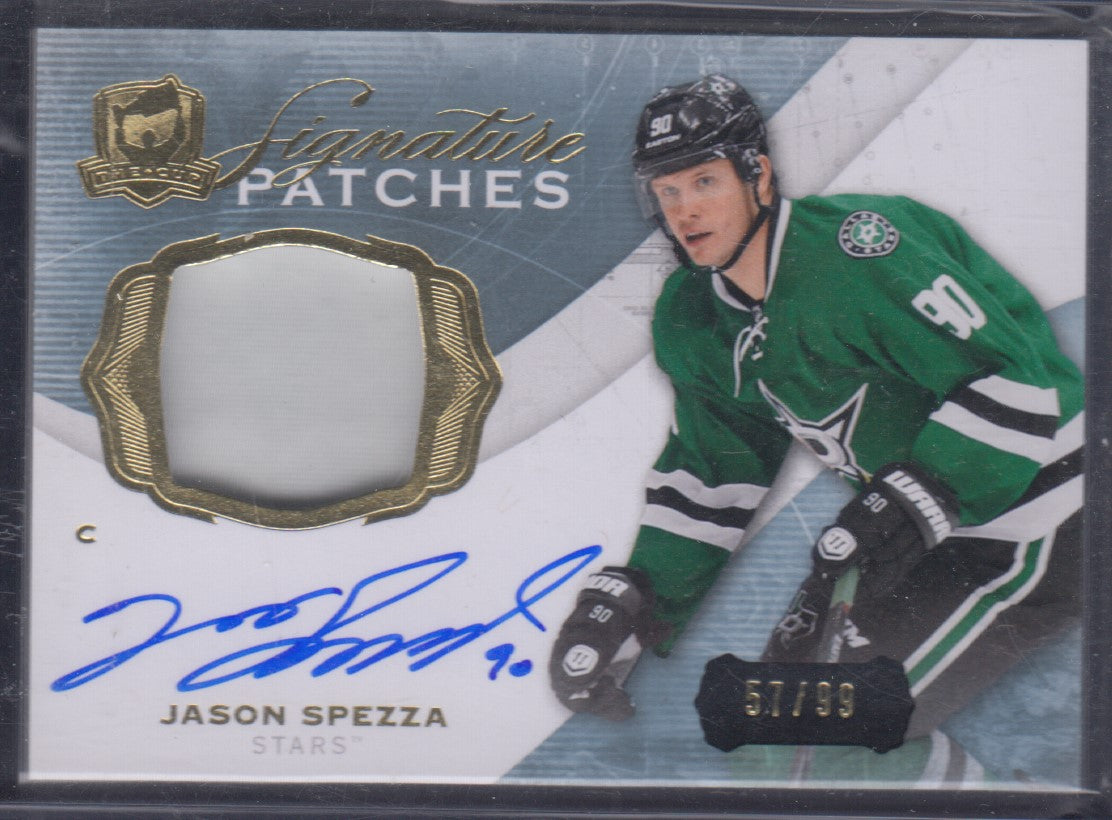 JASON SPEZZA, 2014 The Cup Signature Patches Auto Jersey Patch #SP-SP, /99