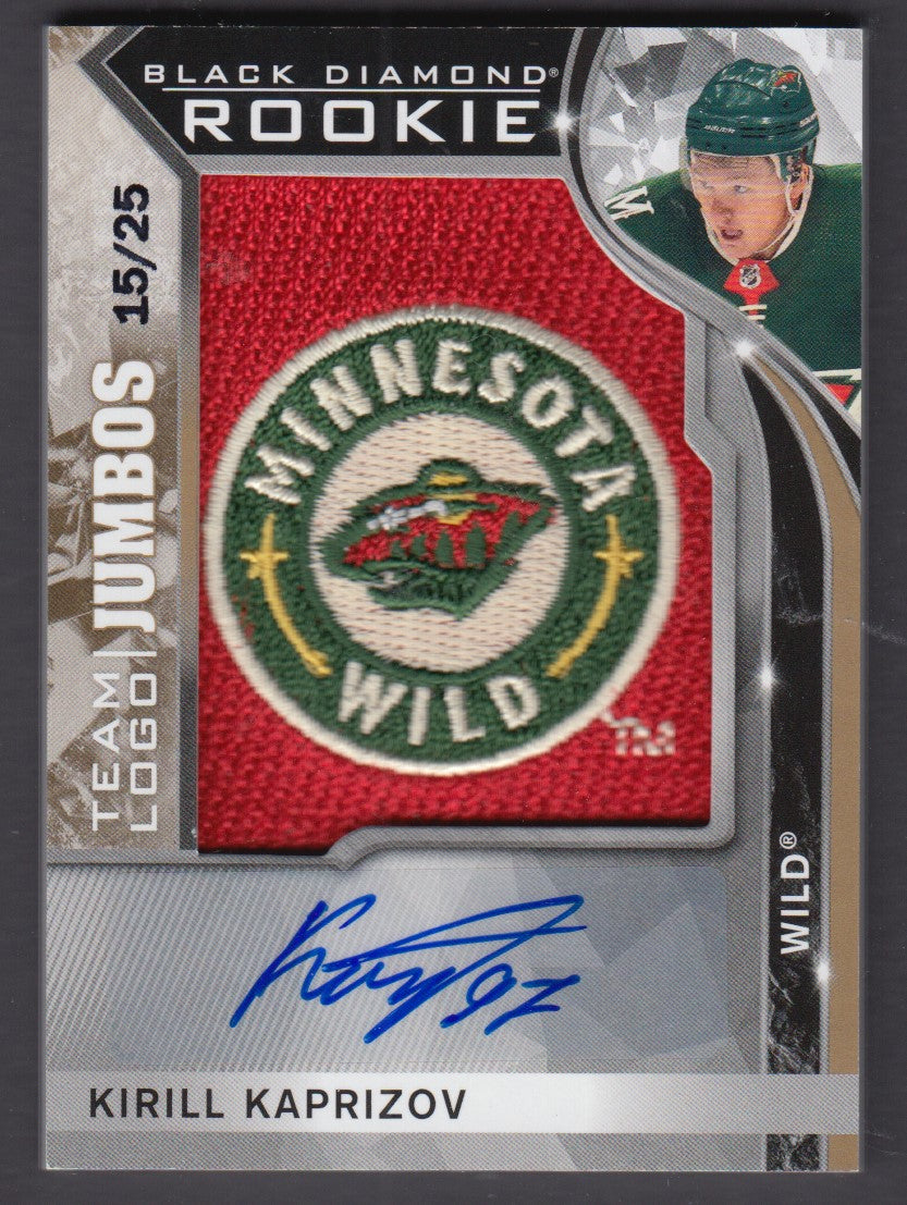 KIRILL KAPRIZOV, 2020 Black Diamond Rookie Team Logo Jumbos #RTL-KK, /25