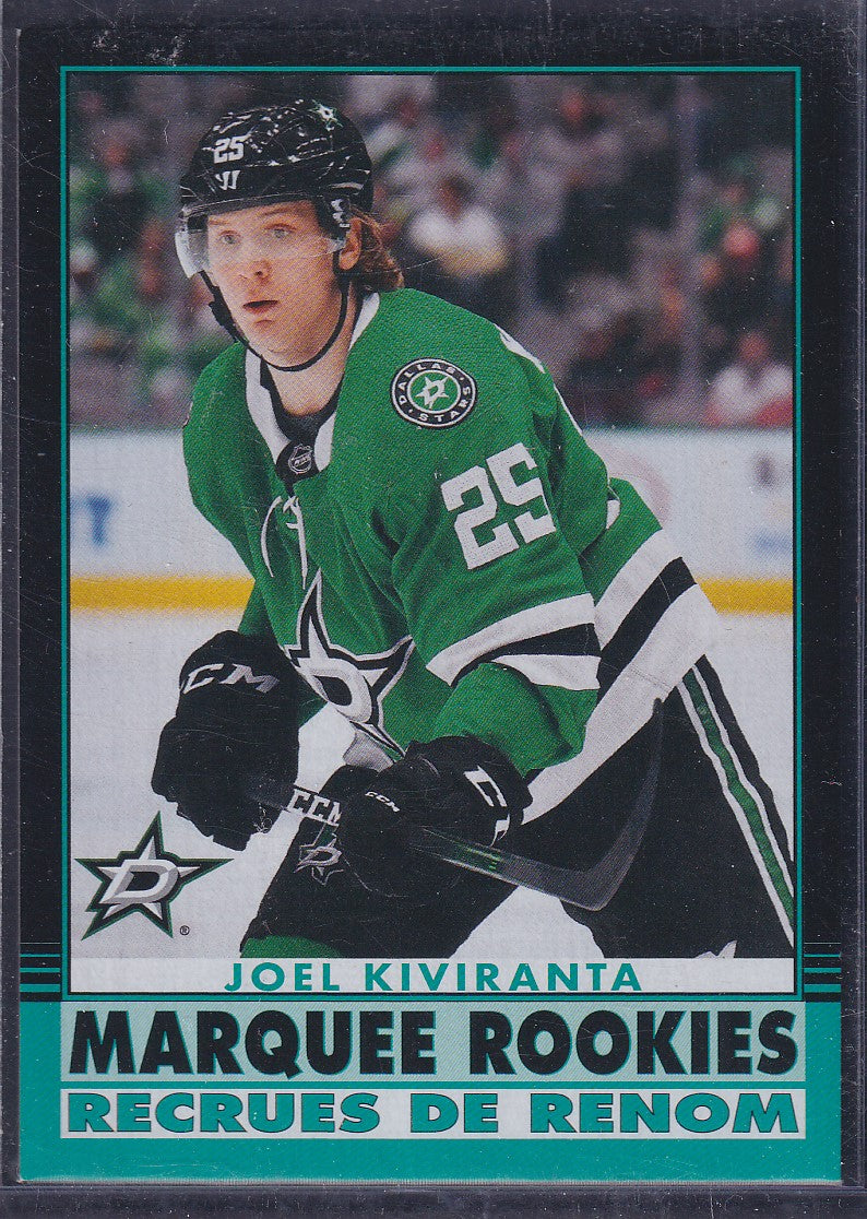 JOEL KIVIRANTA, 2020 O-Pee-Chee Marquee Rookie BLUE #612, /100