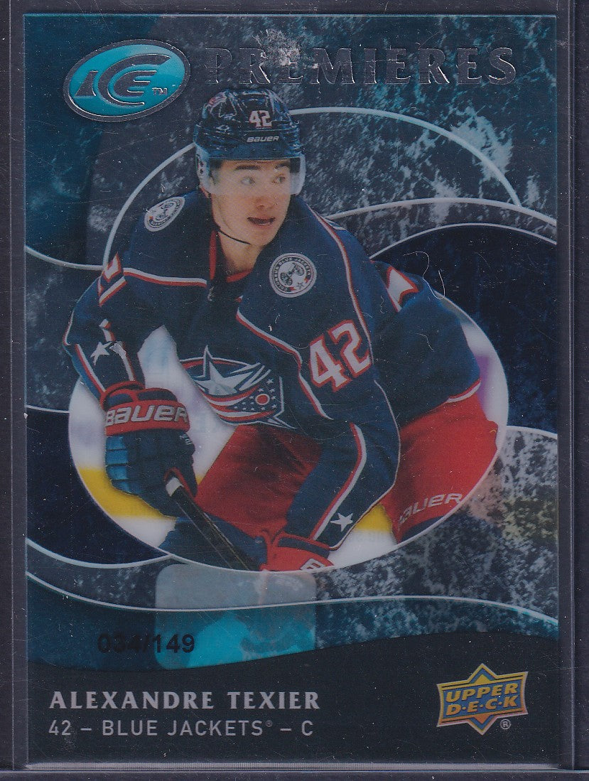 ALEXANDRE TEXIER, 2019 Upper Deck Ice Premieres Rookie #35, /149