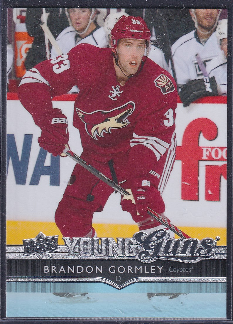 BRANDON GORMLEY - 2014 Upper Deck Young Guns #202