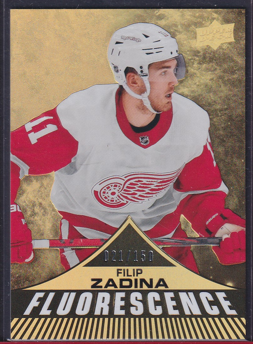 FILIP ZADINA, 2019 Upper Deck Fluorescence RAINBOW #F-15, /150