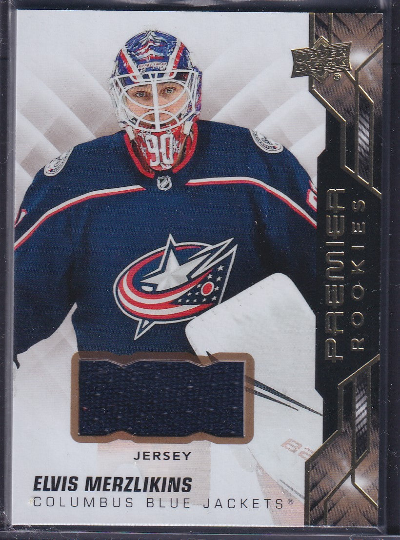 ELVIS MERZLIKINS, 2019 Upper Deck Premier Rookies Jersey Patch #57