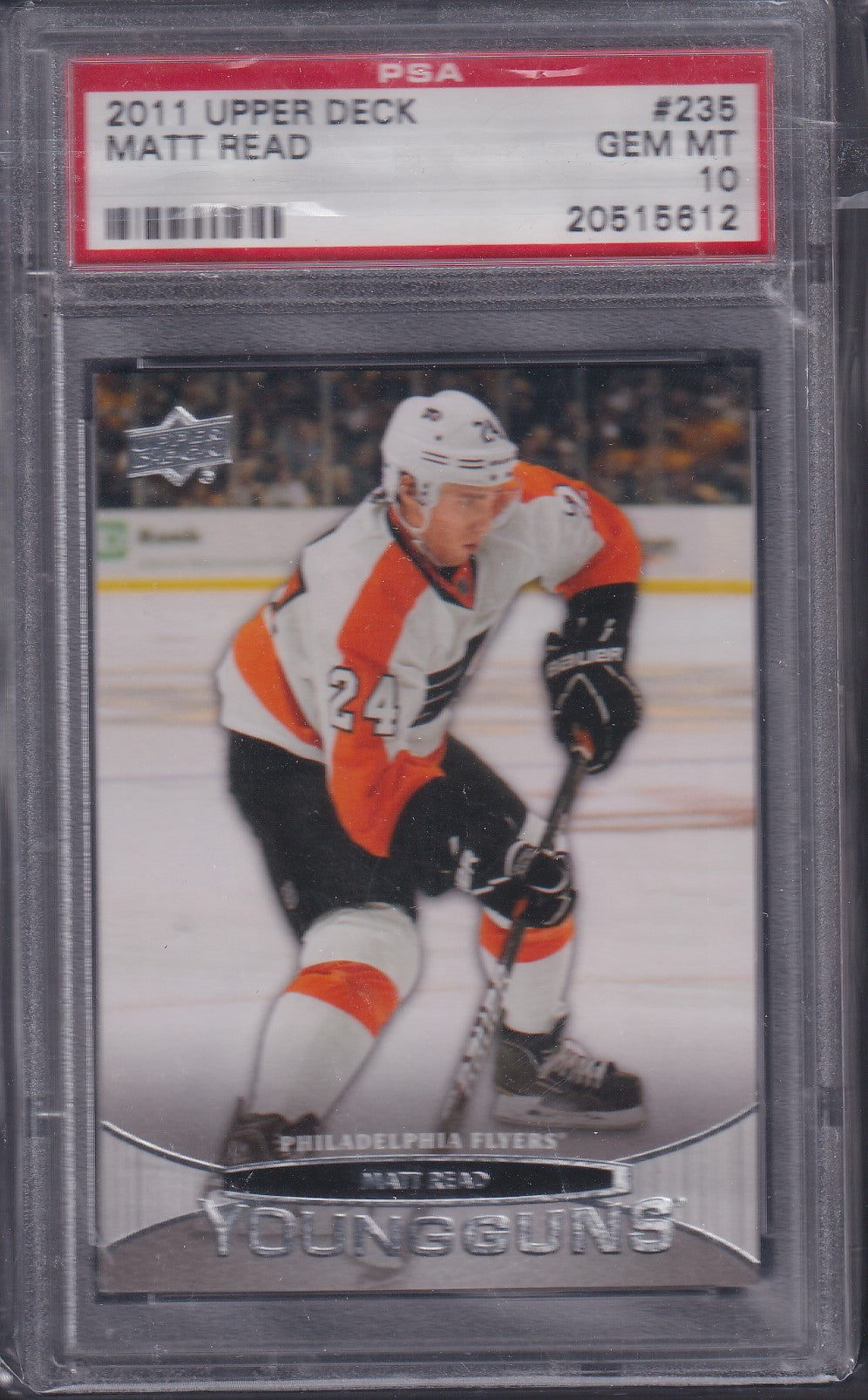 MATT READ, 2011 Upper Deck Young Guns #235, PSA 10