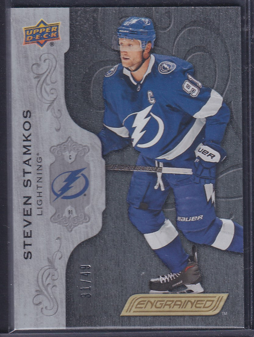 STEVEN STAMKOS, 2018 Upper Deck Engrained SILVER #2, /49