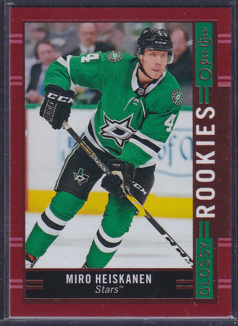 MIRO HEISKANEN, 2018 O-Pee-Chee Glossy Rookies #R-6