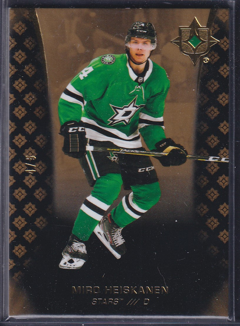 MIRO HEISKANEN, 2020 Upper Deck Ultimate BLACK #53, /5