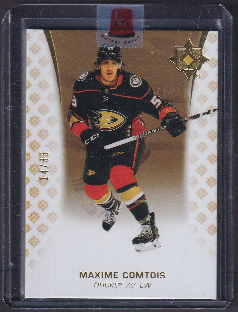 MAXIME COMTOIS, 2020 Upper Deck Ultimate #11, /35