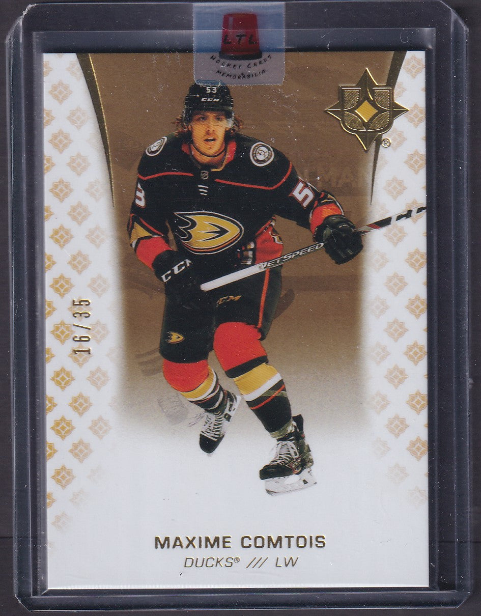 MAXIME COMTOIS, 2020 Upper Deck Ultimate #11, /35