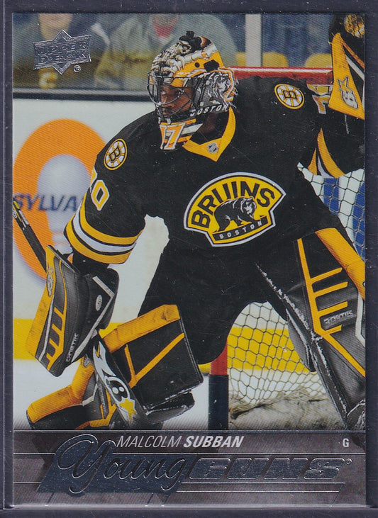 MALCOLM SUBBAN - 2015 Upper Deck Young Guns #211