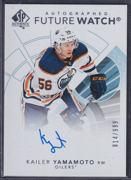 KAILER YAMAMOTO, 2017 SP Authentic Future Watch Auto #160, /999