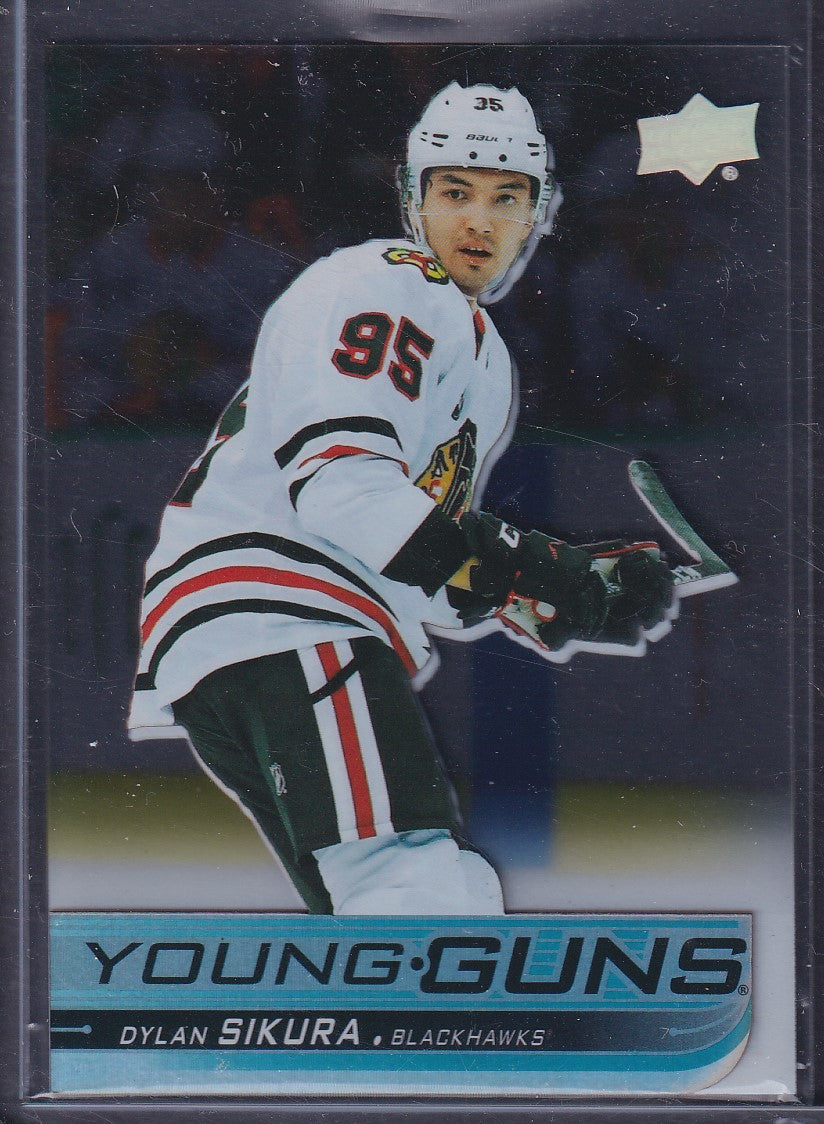 DYLAN SIKURA, 2018 Upper Deck Young Guns CLEAR CUT ACETATE #489