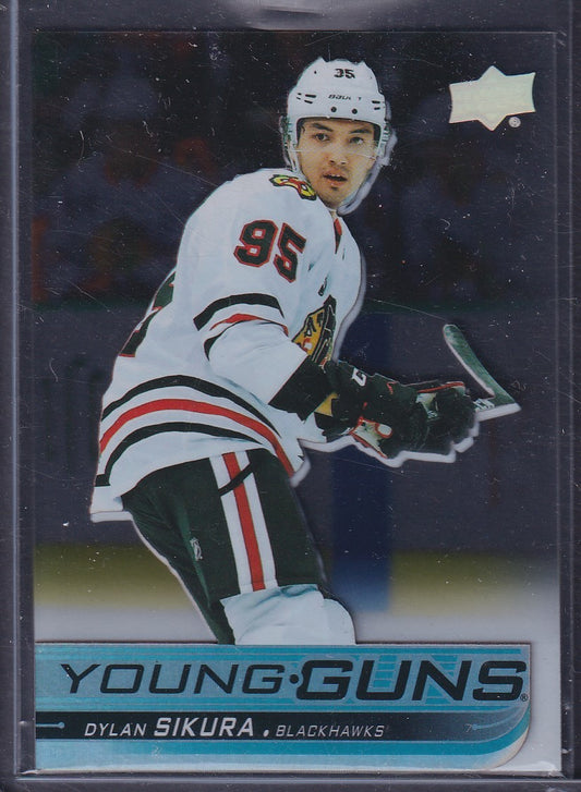 DYLAN SIKURA, 2018 Upper Deck Young Guns CLEAR CUT ACETATE #489