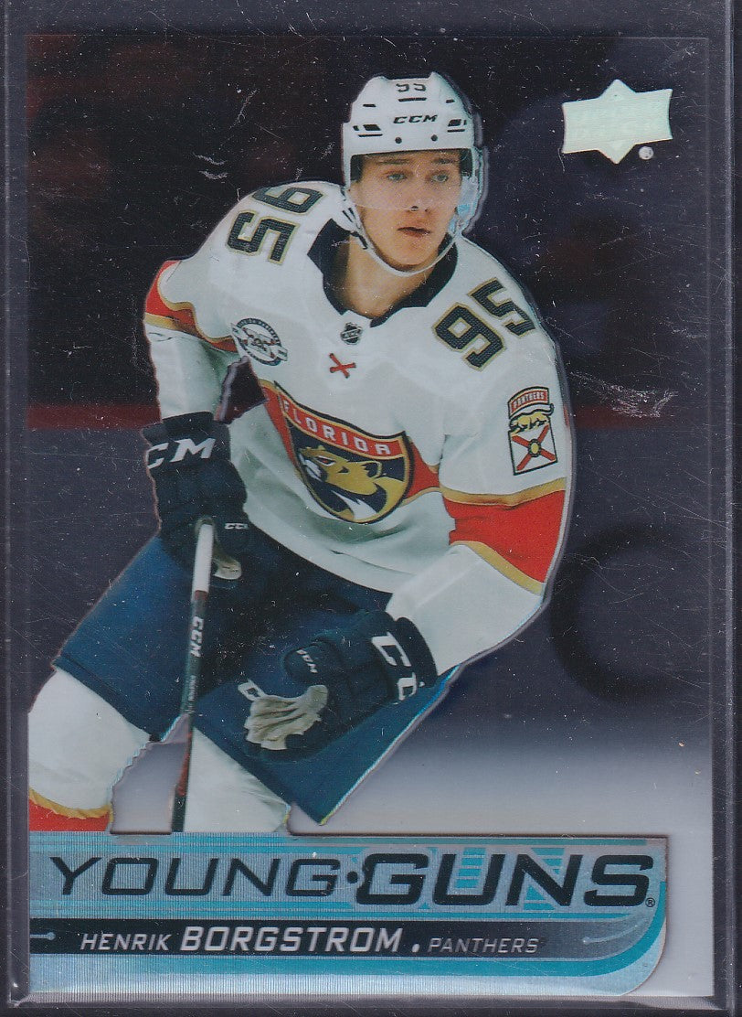 HENRIK BORGSTROM, 2018 Upper Deck Young Guns CLEAR CUT ACETATE #461