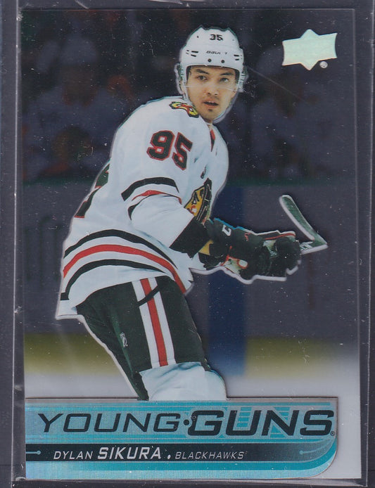 DYLAN SIKURA, 2018 Upper Deck Young Guns CLEAR CUT ACETATE #489