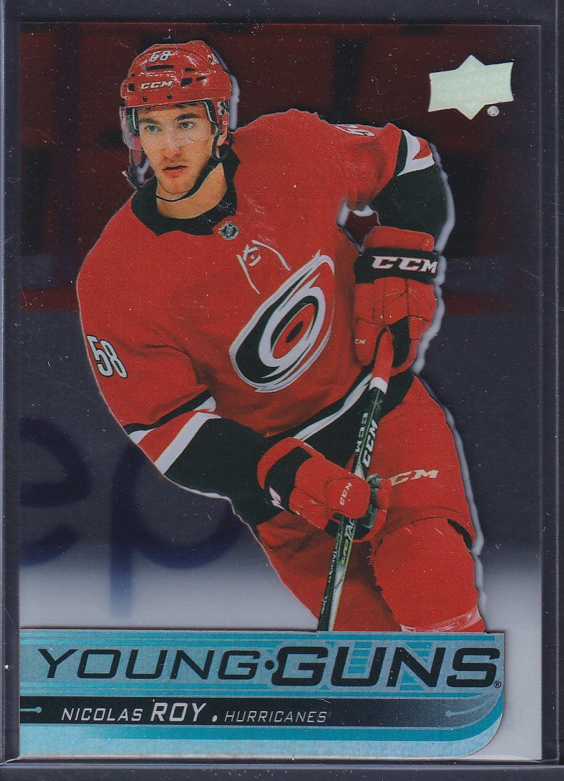 NICOLAS ROY, 2018 Upper Deck Young Guns CLEAR CUT ACETATE #476