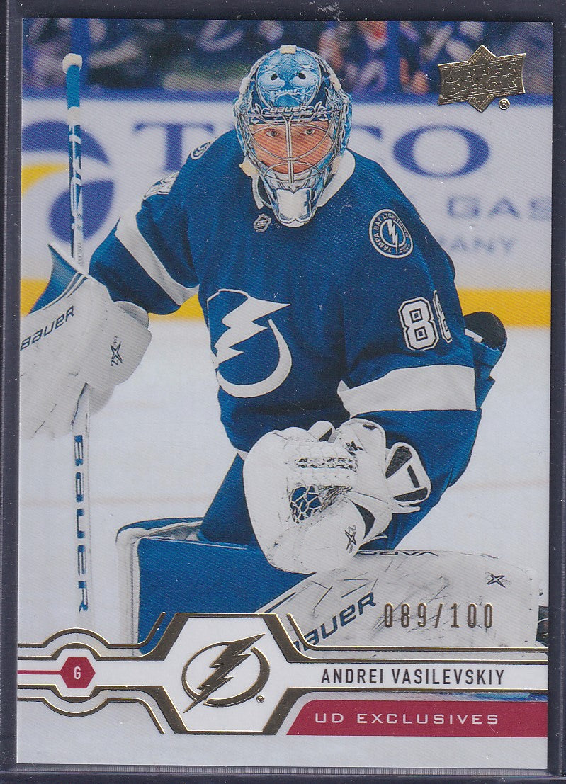 ANDREI VASILEVSKIY, 2019 Upper Deck UD EXCLUSIVES #272, /100