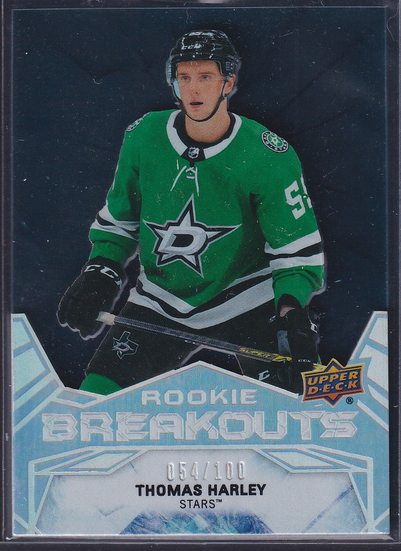 THOMAS HARLEY, 2020 Upper Deck Rookie Breakouts #RB-11, /100