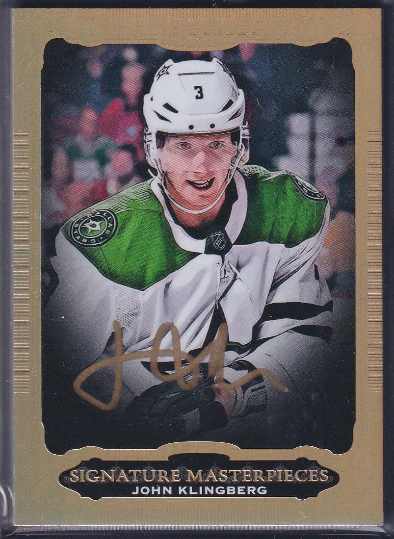 JOHN KLINGBERG, 2018 Upper Deck Ultimate Signature Masterpieces #USM-KL